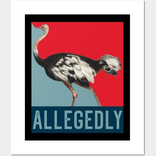 Letterkenny Allegedly Ostrich Obama Hope Style Design Posters and Art